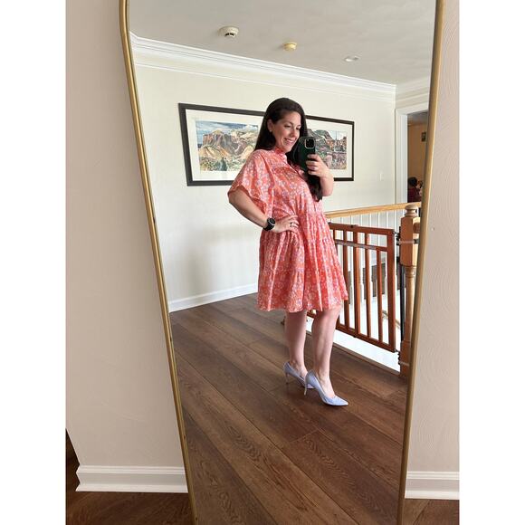 ANTHROPOLOGIE RO’S GARDEN Vibeka Ruffle Mini Dress Size XL - Picture 2 of 16